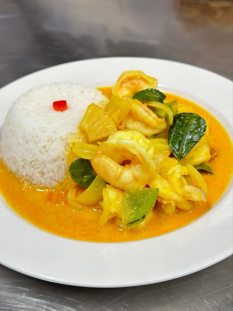 Curry de crevettes